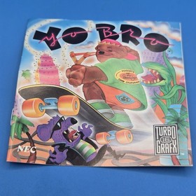Yo Bro TurboGrafx 16 Cartridge TESTED.