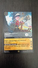 Disney Lorcana Piglet Sturdy Swordsman 191/204 Legendary Cold Foil