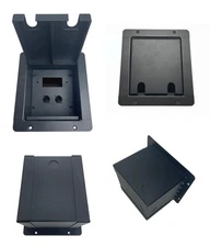 PROCRAFT FPMU-1DEC2X-BK Recessed Stage Pocket / Floor Box 1 Decora + 2 D punch