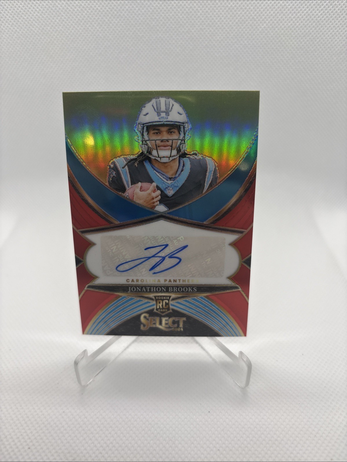Jonathon Brooks Panini Select Signatures #SSPJBS Red