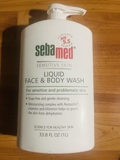 NEW Sebamed Liquid Face  Body Wash For Sensitive Skin 100 Soap Free 33.8 Fl Oz