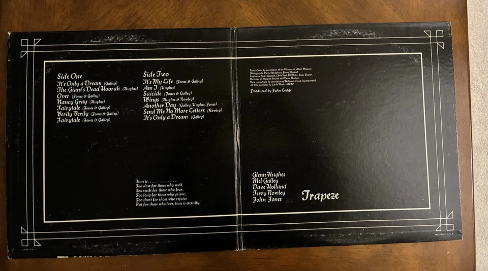 TRAPEZE-Self Titled THRESHOLD THS-2 LP - Image 3 of 4