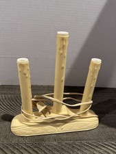 Vintage Beacon 3 Light Window Candolier 1960?s 4 Sets One Is Yellowed
