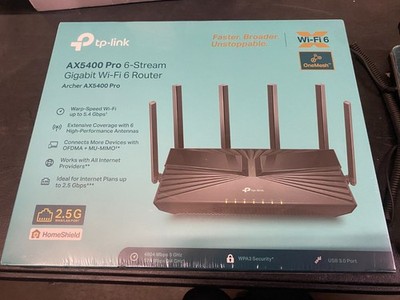 Sealed TP-Link ARCHER AX5400 PRO Archer AX5400 Pro Dual-Band Wi-Fi 6 Router