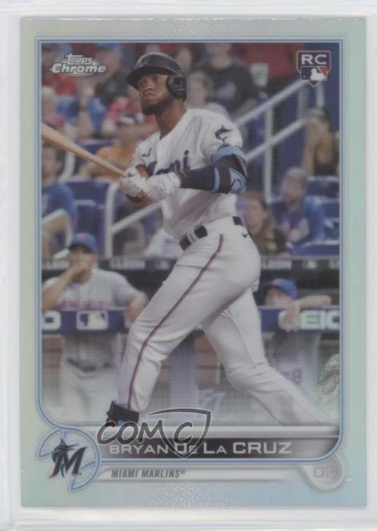 2022 Topps Chrome Sonic Refractor Bryan De La Cruz #216 Rookie RC 0s1o
