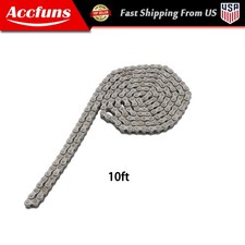  50-2 Duplex Roller Chain 10 Feet with 2 Connecting Link