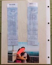 Two original tickets World Trade Center 9 September 2001 no PSA