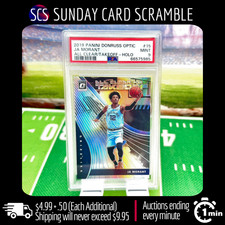 2019-20 Panini Donruss Optic Holo Ja Morant Clear For Takeoff #15 RC PSA 9 🚚🔥