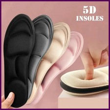 5D Sport Insoles for Shoes Women Men Memory Foam Deodorant Breathable Cushion