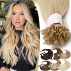 14-24inch THICK Nail U Tip Human Remy Russian Hair Extensions Pre Bonded Keratin