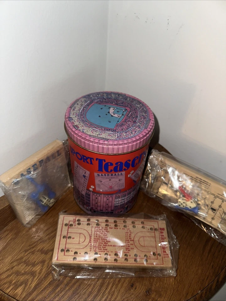 Спортивные тизеры деревянные игры в колышках (3 ИГРЫ) винтаж 1990 Cardinal Industries - Изображение 2 из 4