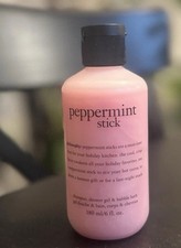 Philosophy Peppermint Stick Shampoo Shower Gel Bubble Bath 6fl oz