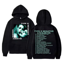 Rock Type O Negative 1993 Bloody Kisses Touring Hoodie Fan Gift S-5XL