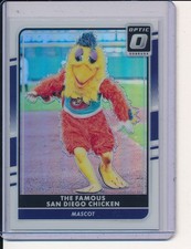 2016 Panini Donruss Optic The Famous San Diego Chicken Holo Silver Prizms #165