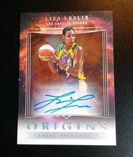 LISA LESLIE AUTO -- 2024 Panini Origins WNBA Origins #LS-LL LA Sparks HOF