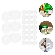  40 Pcs Palline Del Distributore Automatico Riempibili Sfere Plastica