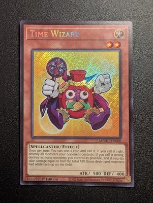 Time Wizard MZMU-EN060 Secret Rare 1st Edition NM