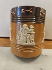 Royal Doulton Lambeth Stoneware Jar H5" X W4" Vgc