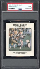 PSA 9 MINT 1989 FRANCHISE GAME MARK DUPER DOLPHINS 20393 B286