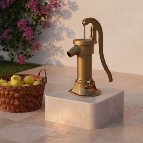 Pompe à Eau Manuelle En Fonte Robuste et Résistant pour Irrigation, Enfants - Afbeelding 8 van 13