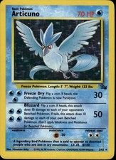 Articuno (2) Holo Holo Rare Fossil 02/62 LP on eBay