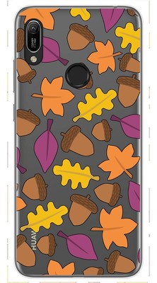 Moozy Coque téléphone Silicone Transparente pour Huawei Y7 2019, Huawei