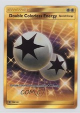 Secret - Double Colorless Energy Pokémon Sun & Moon Guardians Rising #166 on eBay