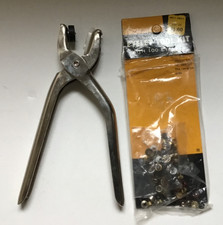 Vintage Scovill Snap Metal Rivet Punch Grommet Pliers Made in USA -