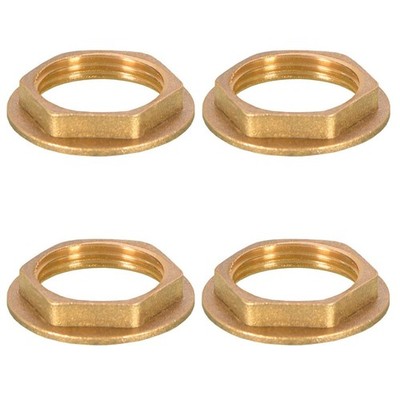 4pcs Flange Hex Lock Nuts, Flange Nut 1/2 Inch Nut, I...