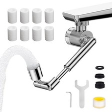 1440  Sink Water Filter Faucet Extender Telescopic, Splash-proof Sink Faucet ...