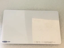 HID 0009P Proximity Card card number blank on one side for picture or printing3A
