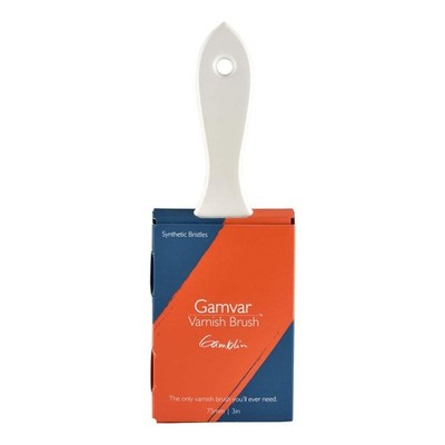 Gamblin Gamvar Varnish Brush, 75mm (GB01175) White Kitchen