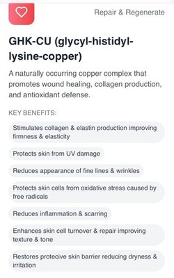 ghk-cu wound-healing properties Face Serum Firm Tight Reduce Wrinkles Snap-8 GHK-CU Copper Peptide Growth  Factor