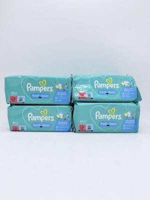 Pampers Feuchttücher Fresh Clean Sensitiv   mild & ohne Alkohol 12x52 Tücher