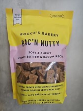 Bocce's Bakery Bac'n Nutty Peanut Butter and Bacon Recipe Dog Treats, 1.5 Pounds