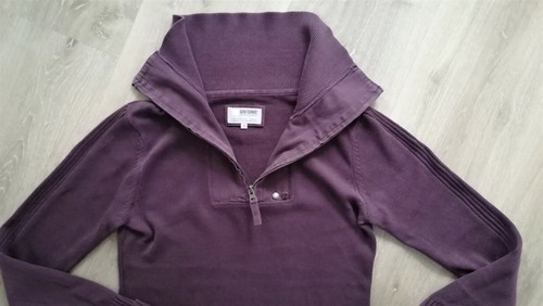 GIN TONIC * Sportlicher Feinstrickpullover mit hohem Kragen * lila * Größe M * - Bild 2 von 5