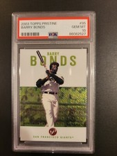 2003 Topps Pristine #95 Barry Bonds - PSA 10 - Giants