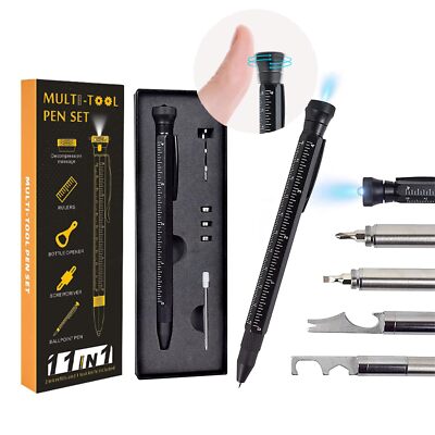 11 in 1 Multi-Tool Pen - Tools for Travel, Camping, Outdoor Activities and Ev...