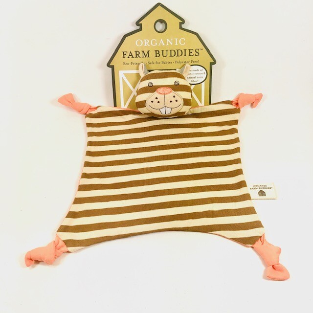 organic farm buddies blankie
