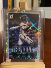 2021 Donruss Baseball Ozzie Albies Trending Velocity Insert #/999 Atlanta Braves