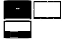 Sticker Skin Cover for Acer Aspire A515-51G 15.6" Laptop Carbon Vinyl Decal