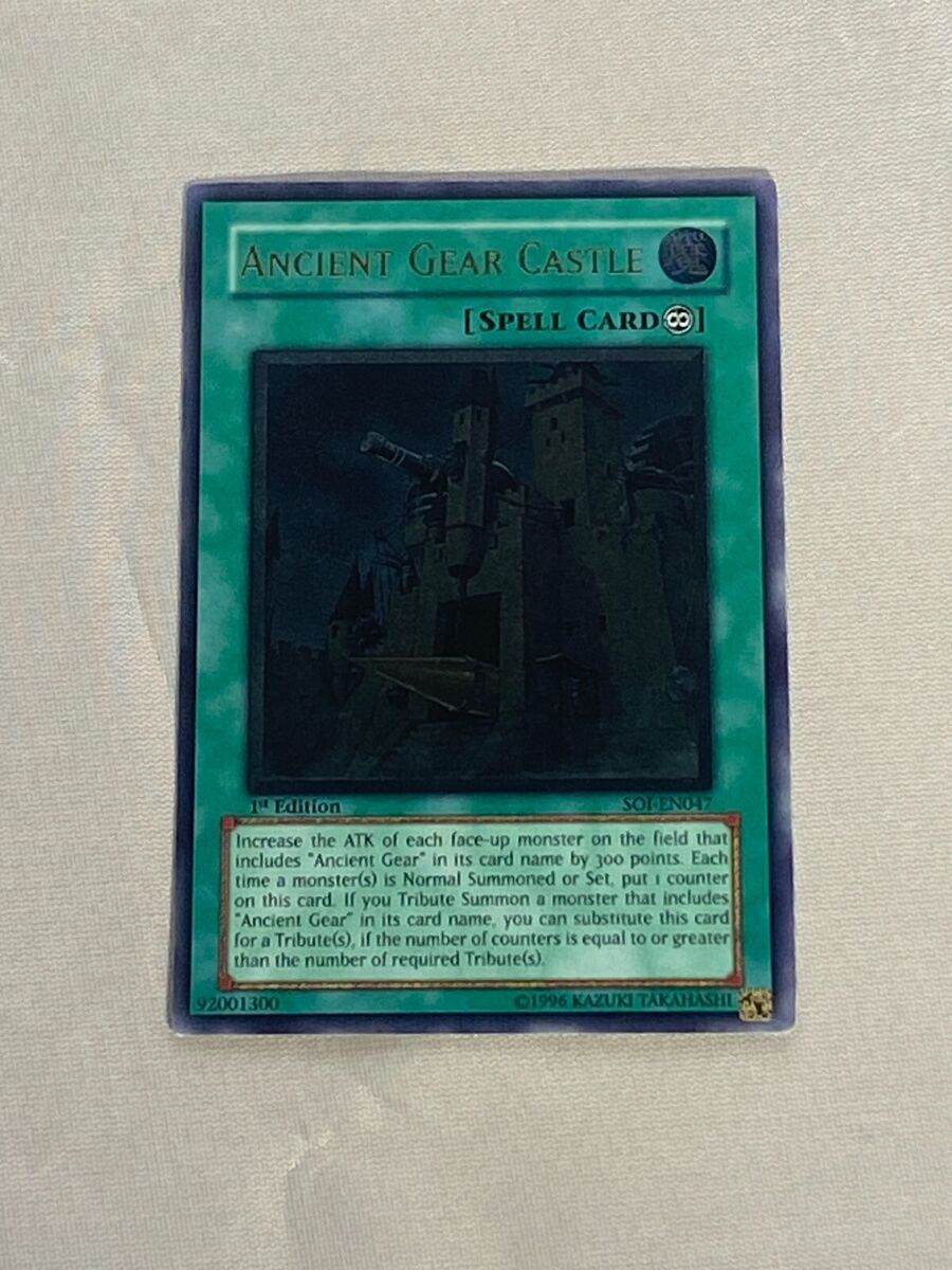 Yu-Gi-Oh! First Edition Ultimate Rare Ancient Gear Castle Yu-Gi-Oh! First Edition Ultimate Rare Ancient Gear Castle