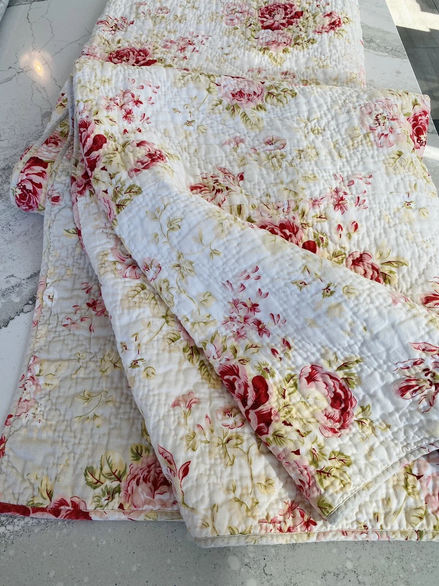 Pottery barn pink quilt cheap