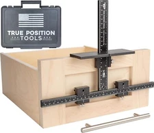 True Position Tools The Original Cabinet Hardware Jig - Made ORIGINAL, Black 
