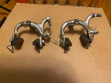 Vintage Shimano 600 Road Brake Calipers Front & Rear Silver
