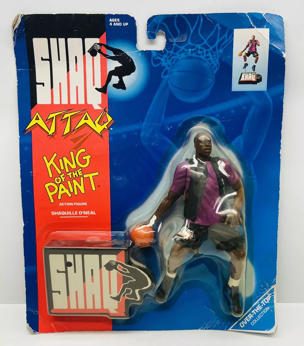 1993 Shaq Attaq King Of The Paint Action Figure Orlando Magic 90s toy Kenner