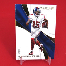 Brandon Marshall /99 2017 Panini Immaculate Base Card #72