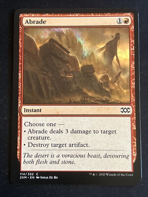 1x Abrade (114) Double Masters LP MTG Magic The Gathering x1 MKE | eBay