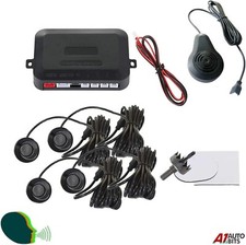 Reversing Black Parking Sensor 4X Kit Human Voice Alarm Alert Car TODOTERRENO