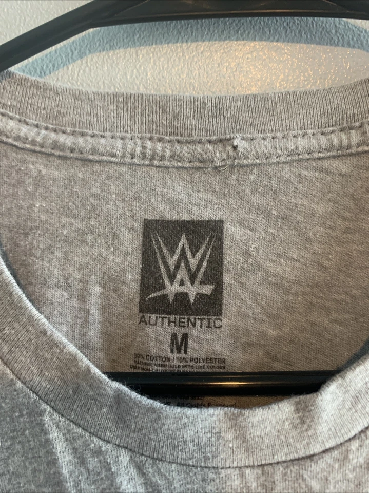 Camiseta Auténtica AJ Styles P1 THE ONE WHO THAT GET IT DONE WWE Talla M Mediana Foto 3 de 4
